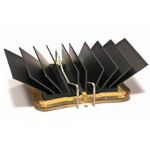 BGA Heat Sink, 29mm Sq, 14.5mm H, Al, Clip Mount, 4.5°C/W