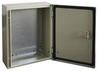 IP66 Wall Box, Steel, Grey, 400 x 300 x 210mm