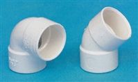 Marley Extrusions 90 PVC-U Elbow, 21.5mm x 21.5mm, L.25mm