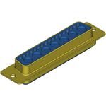 Conn D-Subminiature F 17Signal POS Solder Cup ST Panel Mount 17 Terminal 1 Port