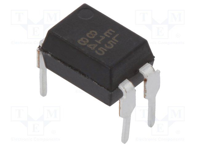 Optocoupler DC-IN 1-CH Darlington DC-OUT 4-Pin PDIP Tube