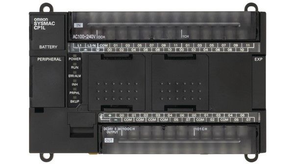 PLC 40 I/O, 24 DC IN, 16 RELAY OUT, 1 AI