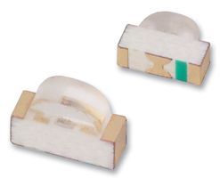 Green SMT LED Emitter, 565nm, 20mA, 170° Viewing Angle