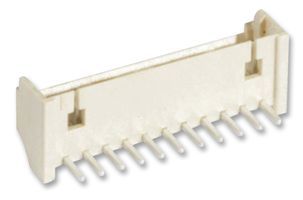 Conn Shrouded Header (4 Sides) HDR 4 POS 1.25mm Solder RA Side Entry Thru-Hole T/R