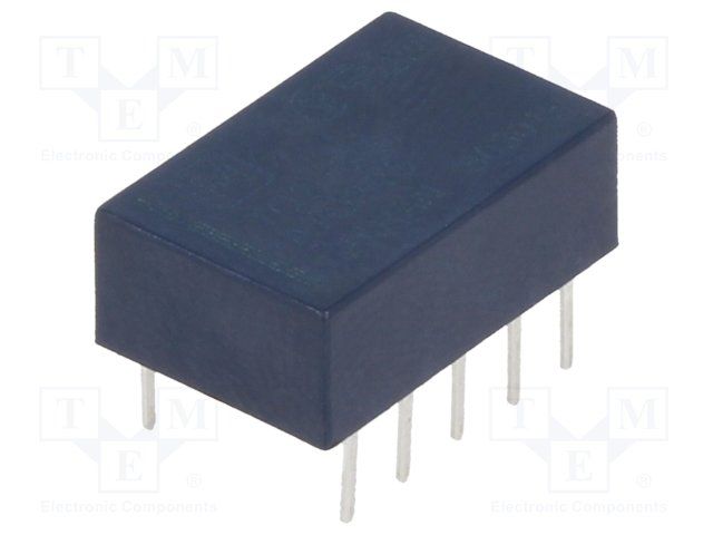 DPDT 1A 125VAC/110VDC Through Hole Relay, 5VDC Coil
