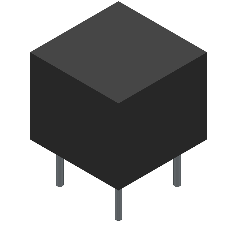 2 Line Data Line Filter, 5.2A, 450uH, 500V DC, Through Hole