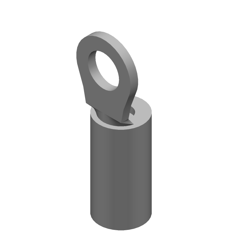 Ring Terminal 14-16AWG Copper Tin Insulated 600V