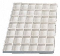 Licefa 16 Cell White PS Compartment Box, 17mm x 56mm x 78mm