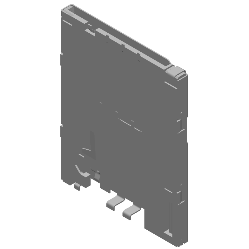 6 Pos SD/microSD Socket, 2.54mm Pitch, Solder ST SMD