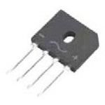 TAIWAN SEMICONDUCTOR         GBU802            Bridge Rectifier Diode, Glass Passivated, Single, 100 V, 8 A, SIP, 1 V, 4 Pins