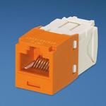 PANDUIT         CJ688TGOR             CAT6 RJ45 MODULAR JACK, 8POS, 1 PORT