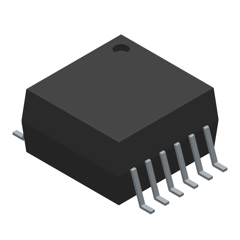 Switching Transformer 1:10 0.015Ohm Prim. DCR 1.1Ohm Sec. DCR 12 Terminal Gull Wing SMD