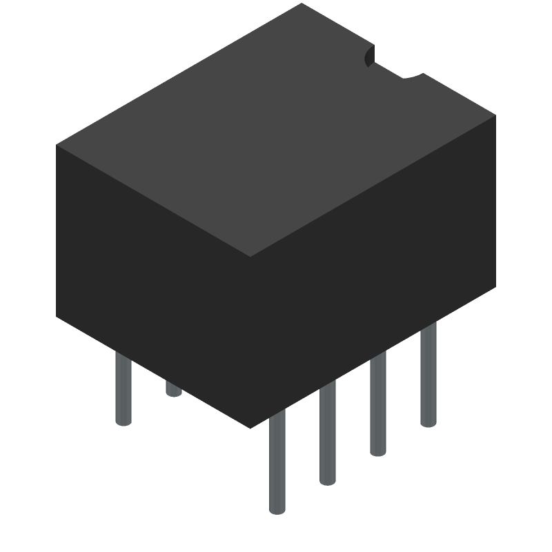 4-Pos SPST Slide DIP Switch, 150mA, 30VDC, TH