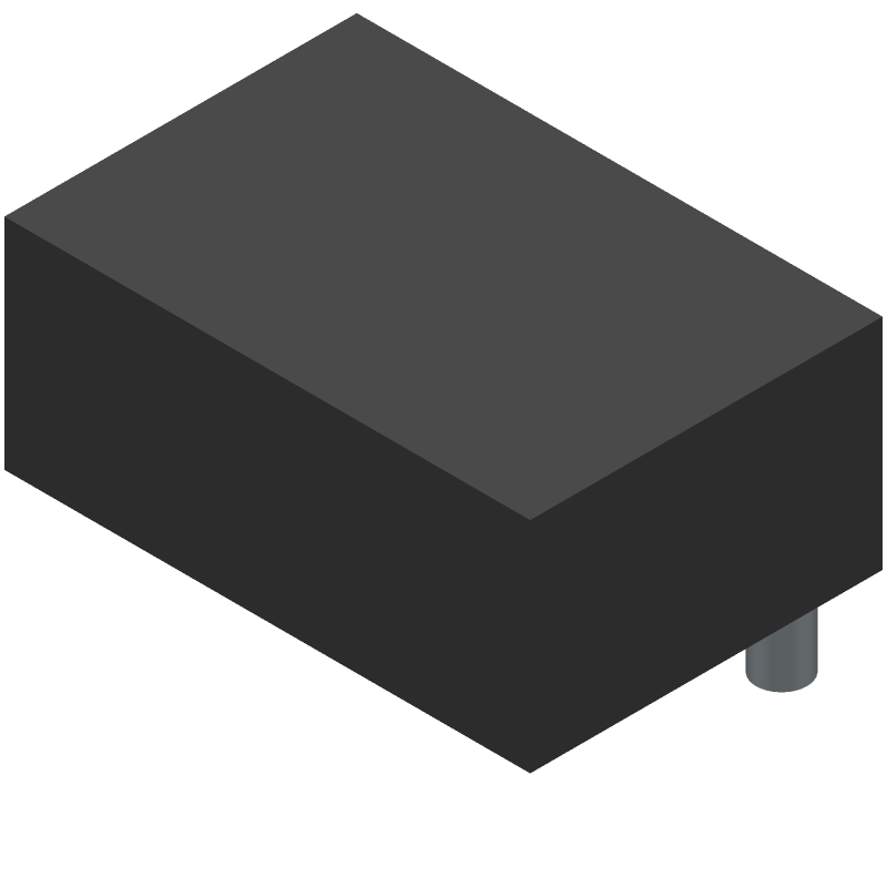 9-Contact Right Angle D-Subminiature Connector, 2-Row, 3A, 125V, Through Hole