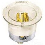 HUBBELL WIRING DEVICES HBL2515 CONNECTOR, POWER ENTRY, PLUG, 20A