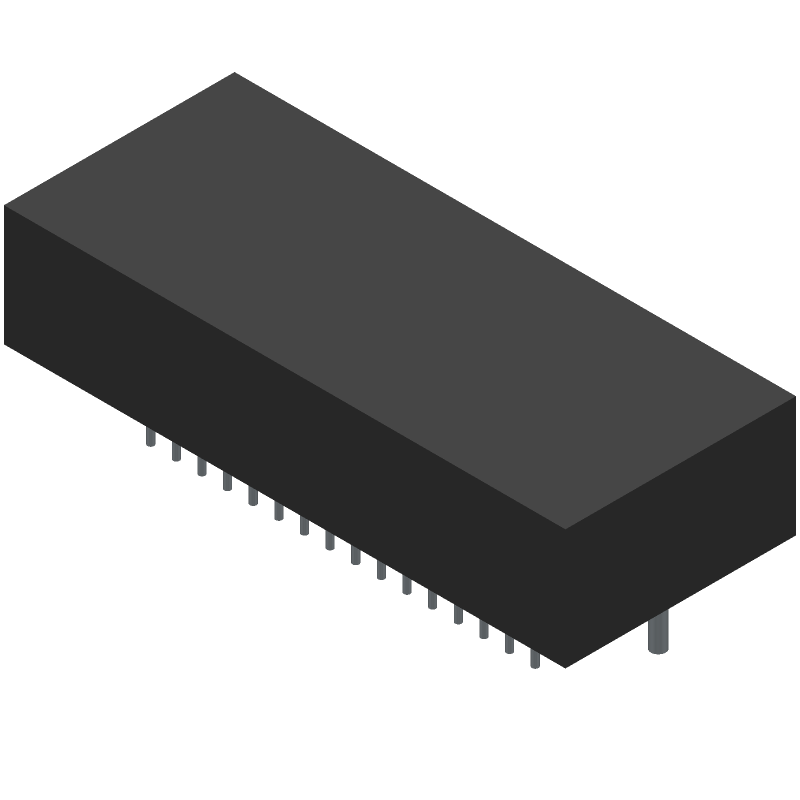32-Pin DIP Socket, 2.54mm Pitch, 1A, 1kV, Through Hole, Solder