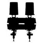 Conn Binding Post F 2 POS ST Panel Mount 2 Port