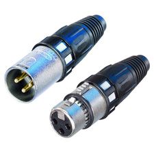 3-Pin Female Power Connector | 16A | 50V | Gold Plated Bronze