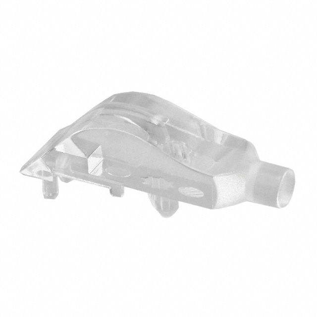 LIGHT PIPE CLEAR 3MM LENS R/A