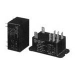 DPDT 30A 28VDC/277VAC General Purpose Relay, Panel Mount