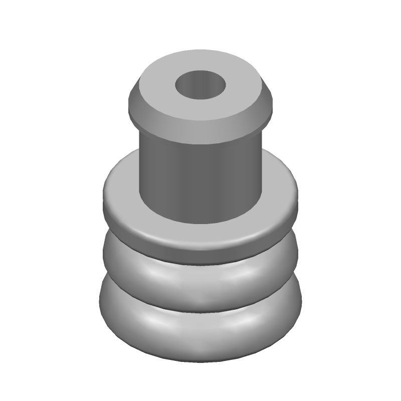 Connector Accessories Seal Straight Silicone White Automotive Loose