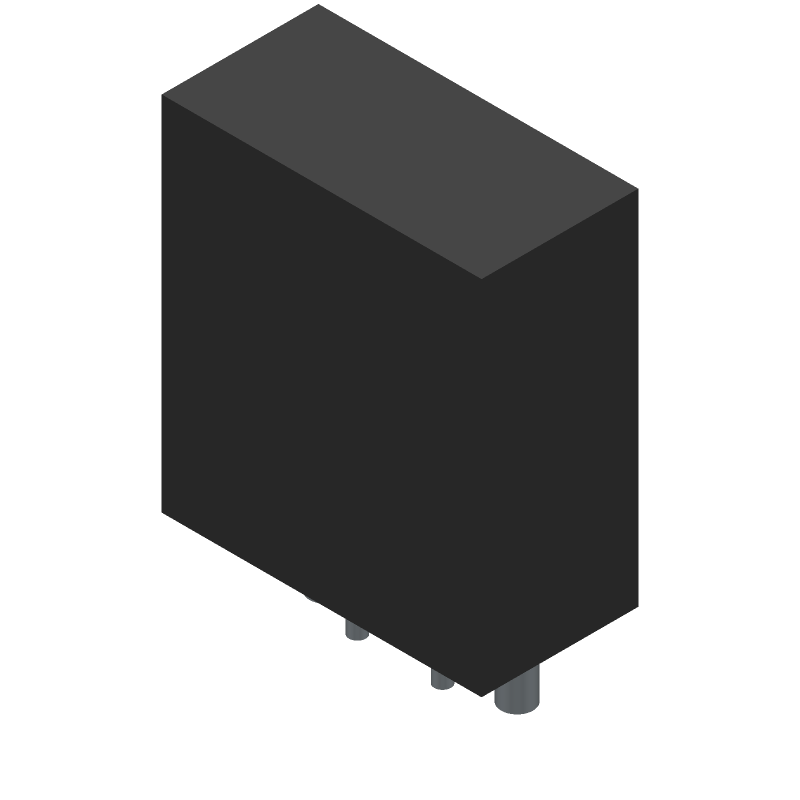2 Pos Power Connector, 15A, 600V, 5.08mm Pitch, Solder, Thru-Hole
