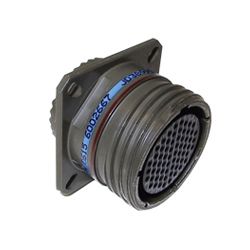 MIL Series Connector, 55 Contact(s), Male, Solder Terminal, Receptacle