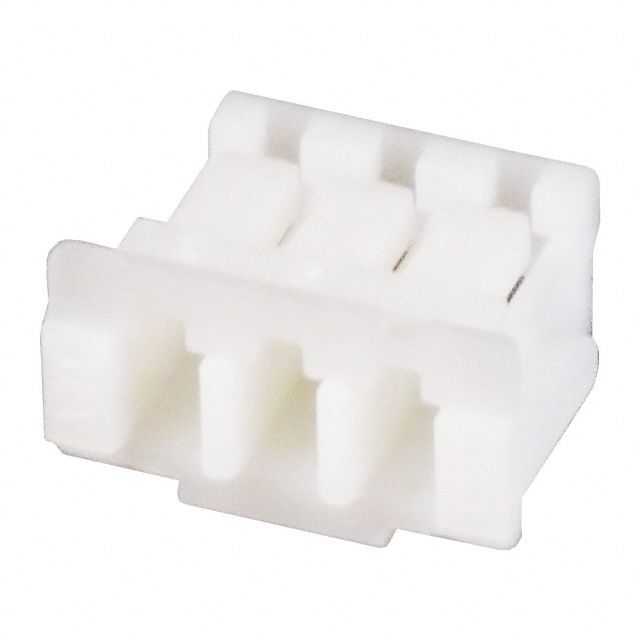 3 Pos 1.5mm Crimp Wire Housing, Receptacle, Straight, 1A