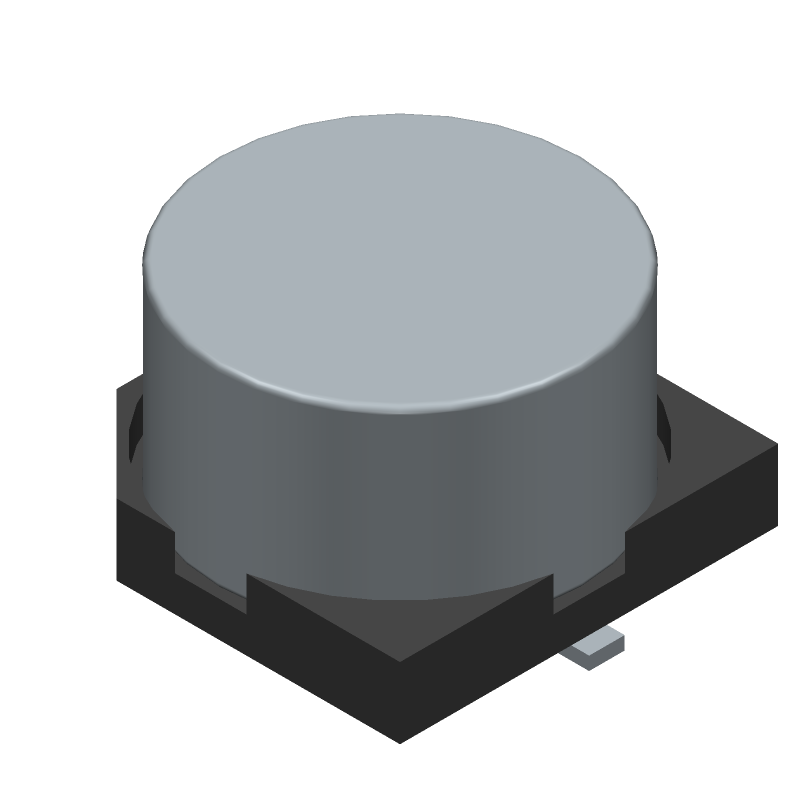 100uF 25V Aluminum Electrolytic Capacitor, SMD, 20% Tol
