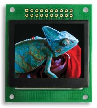 1.69in Diagonal 160x128Pixels Full Color OLED Graphic Display Parallel/Serial 2.8V Power Supply 20-Pin