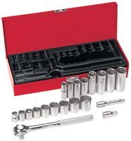KLEIN TOOLS         65508             20 PIECE 3/8" Drive Socket Wrench Set