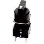 Switch Selector N.O./N.C. DPDT 45° Knob 5A 250VAC 30VDC Solder 250000Cycles Panel Mount