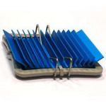 Heat Sink Passive BGA Spread Clip 5.3°C/W Blue Anodized