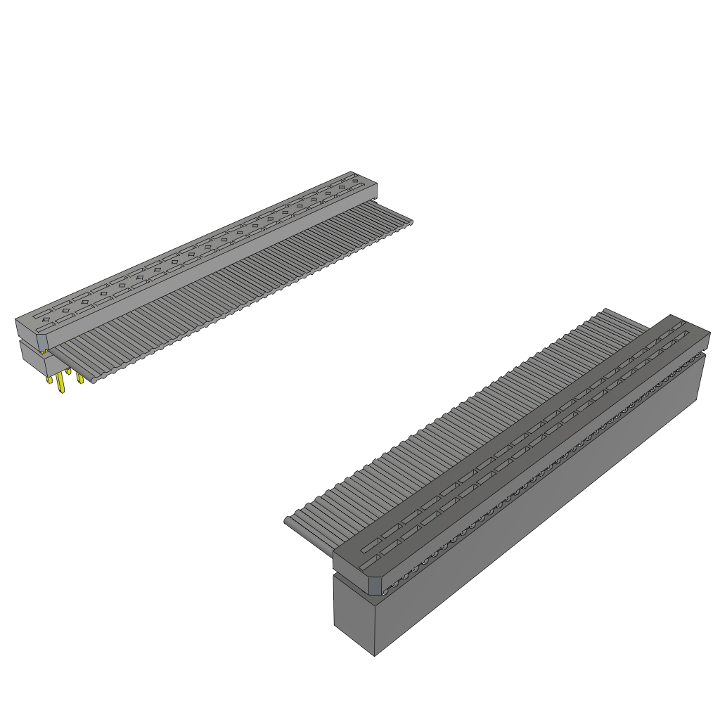 Cable Assembly Flat Ribbon 0.304m 28AWG IDC Connector to IDC Connector 40 to 40 POS PL-SKT IDT-IDT Bulk