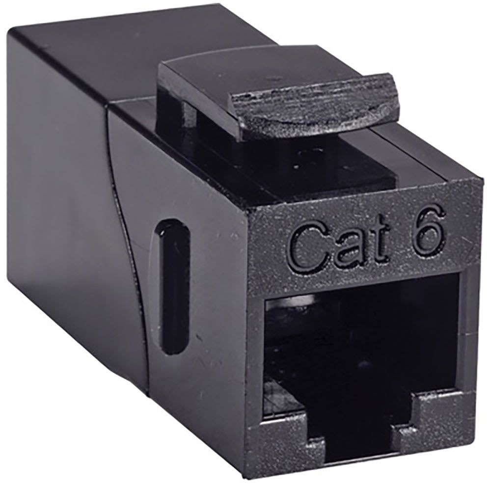 CPLR RJ45 F/F CAT6 RT ANGLE