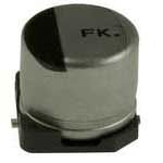 10uF 35V Al Electrolytic Cap, 1.35R ESR, 90mA, 105C, SMD