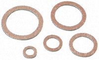 Fribaud 50 x Washer & Seal Kit, 7 Compartments, Kit Contents Gasket x 50