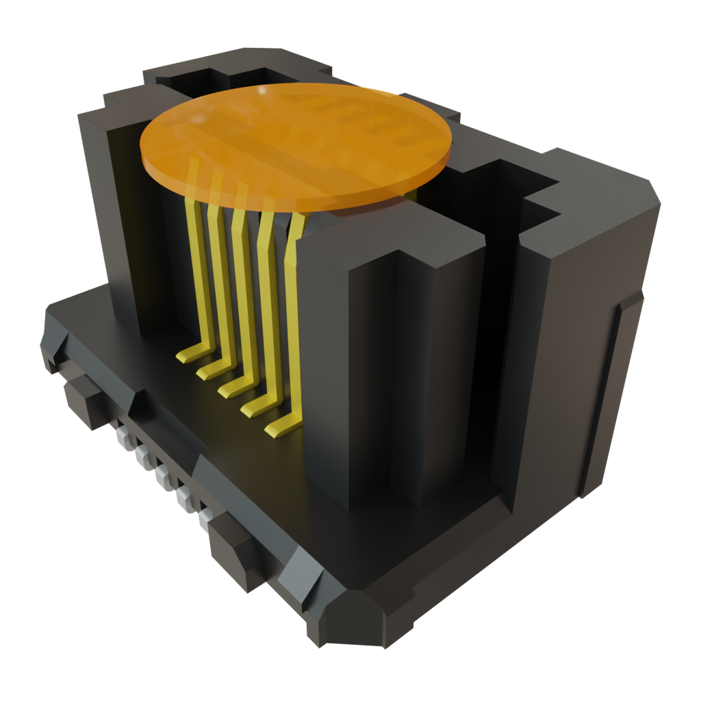 10-Contact HDR/SKT Socket and Terminal Strip, 0.5mm Pitch, 2 Rows