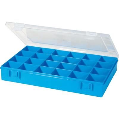 Assortment box (L x W x H) 335 x 225 x 55 mm Alutec No. of compartments: 24 fixed compartments
