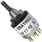 Rotary Switch SP12T 16 Pos 30° Index PC Pins 0.2A 220VAC 28VDC