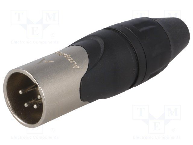 PLUG, XLR, FREE, NICKEL, 4WAY