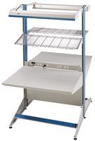 WORKSTATION, 84INX60INX60IN; Length:60; Width:30; Height:84; Body Material:Cold-Rolled Steel; Depth:30; Features:Double-Sided Starter; Plastic Laminate Top; Easy to Assemble; For Use With:Lista Arlink 8000 Workstation Accessories;RoHS Compliant: NA