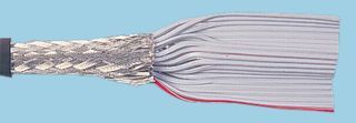 64 Way 1.27mm Pitch Shielded Ribbon Cable, 28AWG, 300V