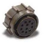 Conn Circular SKT 2 POS Solder ST Cable Mount 2 Terminal 1 Port