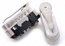 SPDT Snap Action Switch, 20A 115VAC/28VDC, Roller Lever, Screw Mount
