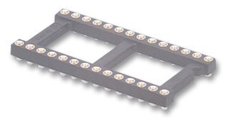 DIP18 Socket, 8 Contacts, Gold Plated, 3A, 105°C, Surface Mount
