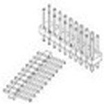 14 Pos 2 Row Male Header, 2.54mm Pitch, Solder, 3A, 1.5kV