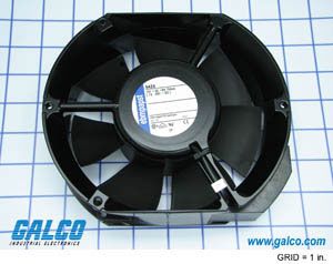24VDC 172x50.8mm Axial Fan, 282.5CFM, 4000RPM, Ball Bearing