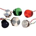 Switch Piezo N.O. SPST 0.2A 24VAC 24VDC Wire Lead Panel Mount Medical