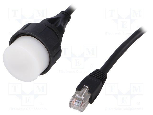 5m RJ45 Patch Cord, 24AWG, 8C, 42V, IP68